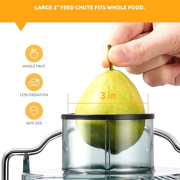 GDOR Stainless Steel Centrifugal Juicer - Picture 4 of 8